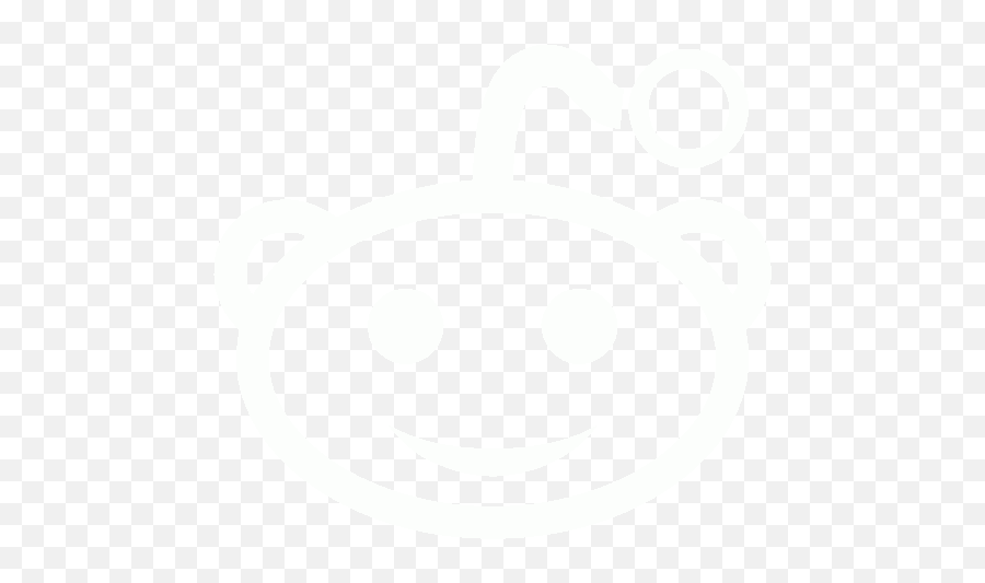 White Reddit Icon - Reddit Logo Black White Png,Reddit Logo Transparent