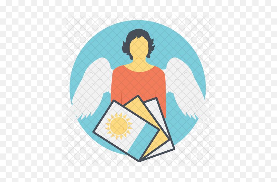 Tarot Card Reader Icon Of Flat Style - Icon Tarot Card Reading Png,Tarot Card Png