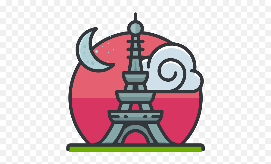 Eiffel Tower Icon - Free Filled Outline Icons Png,Tower Icon