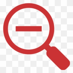 Persian Red Zoom Out Icon - Free persian icons Red Zoom In Icon png