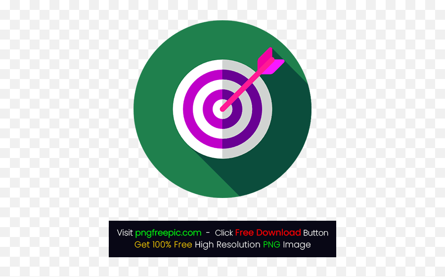 Green Bg Target Icon Png - Aim Bow Bolt Vector Shape Clipart Vector Abstract Shapes Png,Aim Icon Png