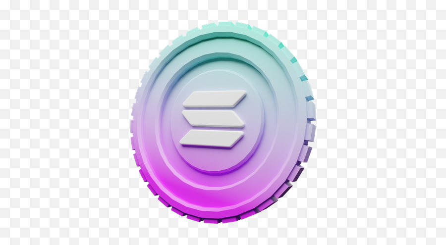 Crptocurrency Trading 3d Illustrations Designs Images - Solana Coin Png,Google Icon Ico