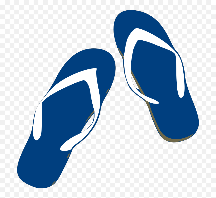 Thongs Flip Flops Footwear - Transparent Cartoon Flip Flops Png,Flip Flops Png