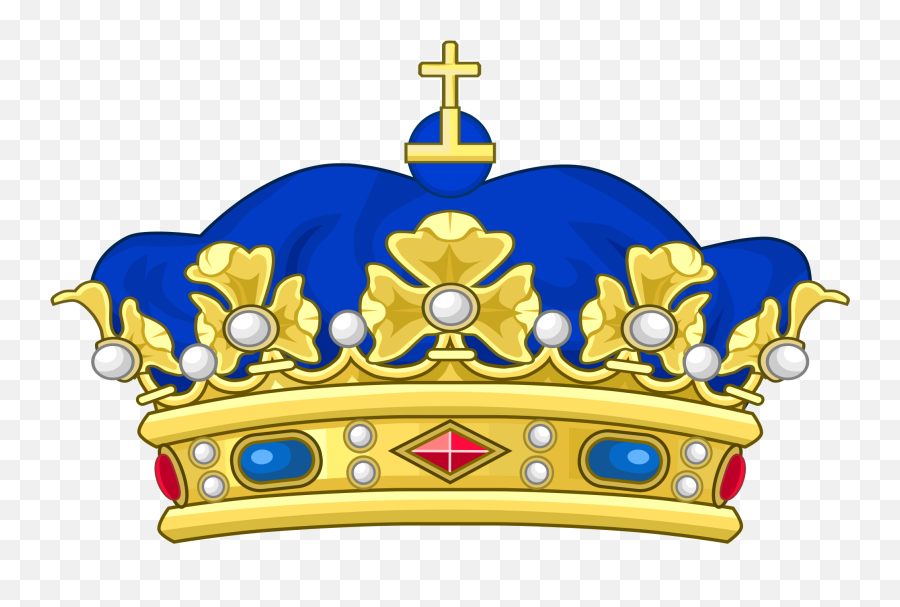 Filecrown Of A Napoleonic Prince Souverainsvg - Wikimedia Transparent Prince Crown Png,Princess Crown Png