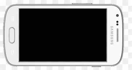 Samsung Galaxy Duos White Mock Up - Iphone Png Horizontal