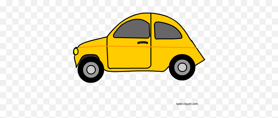 Free Car Clip Art Images And Graphics - Yellow Car Clipart Png,Car Clip Art Png