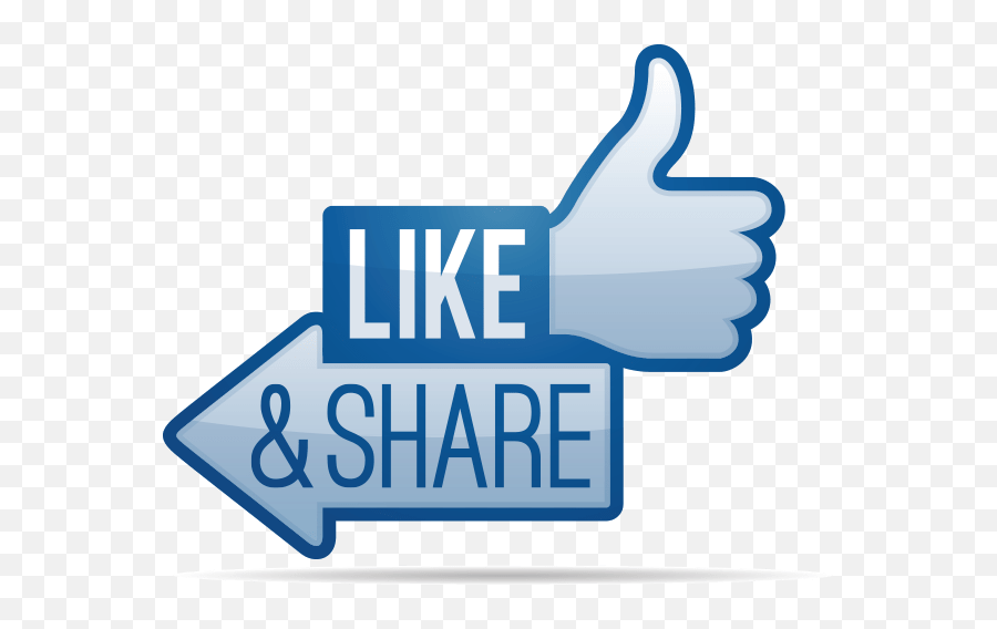 Facebook Like Icon Png Image High - Facebook Like And Share Button,Like And Share Png
