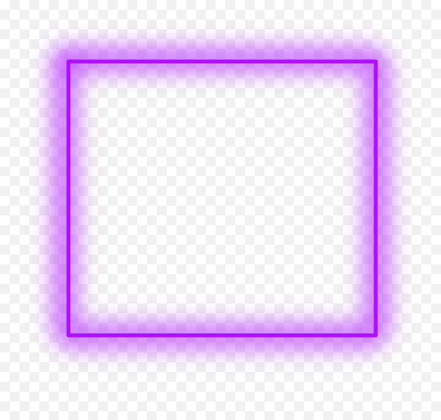 Neon Square Png Picture - Circle,Neon Border Png