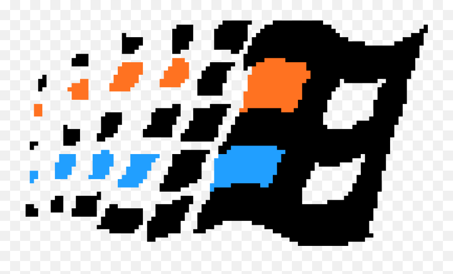 Windows Logo Pixel Art Png Image - Windows Pixel Art,Logo Windows