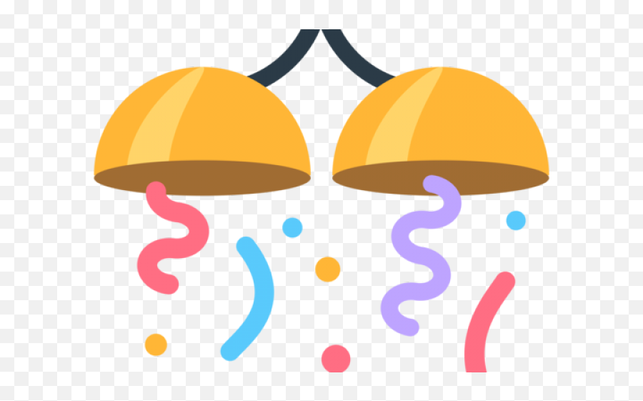 Confetti Emoji Png - Party Emoji Png,Bell Emoji Png