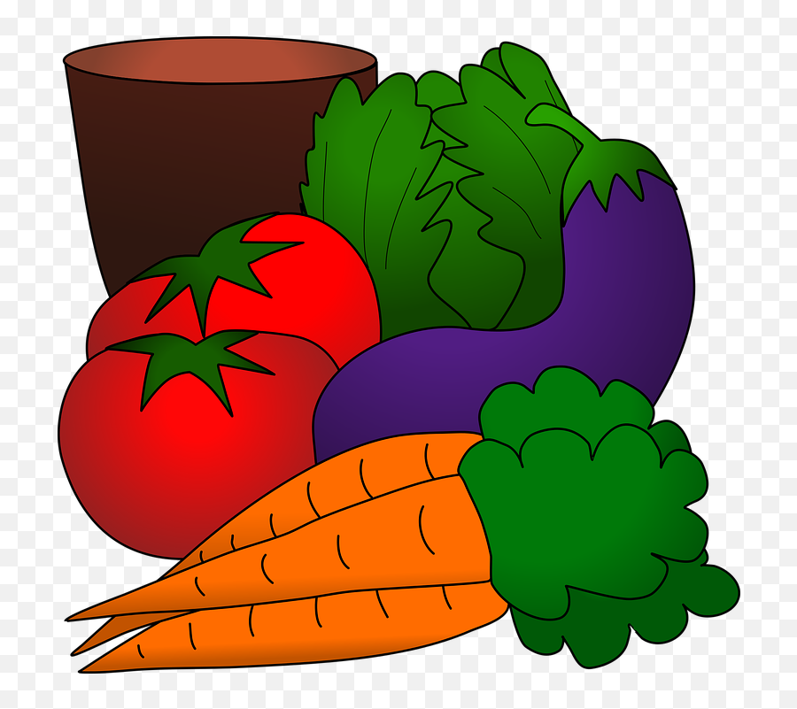 Vegetables Produce Harvest - Free Vector Graphic On Pixabay Gambar Sayur Sayuran Kartun Png,Harvest Png