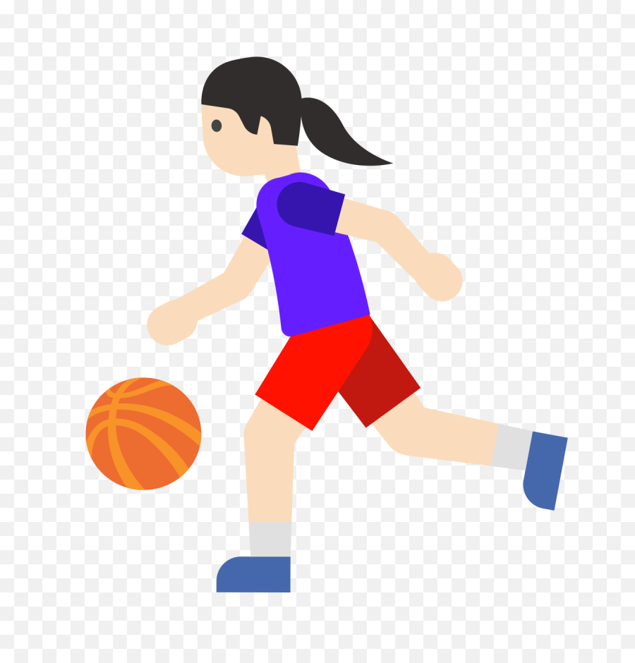 U200d Woman Bouncing Ball Light Skin Tone Emoji - Emoji De Futbol De Una Mujer Png,Bouncing Ball Png