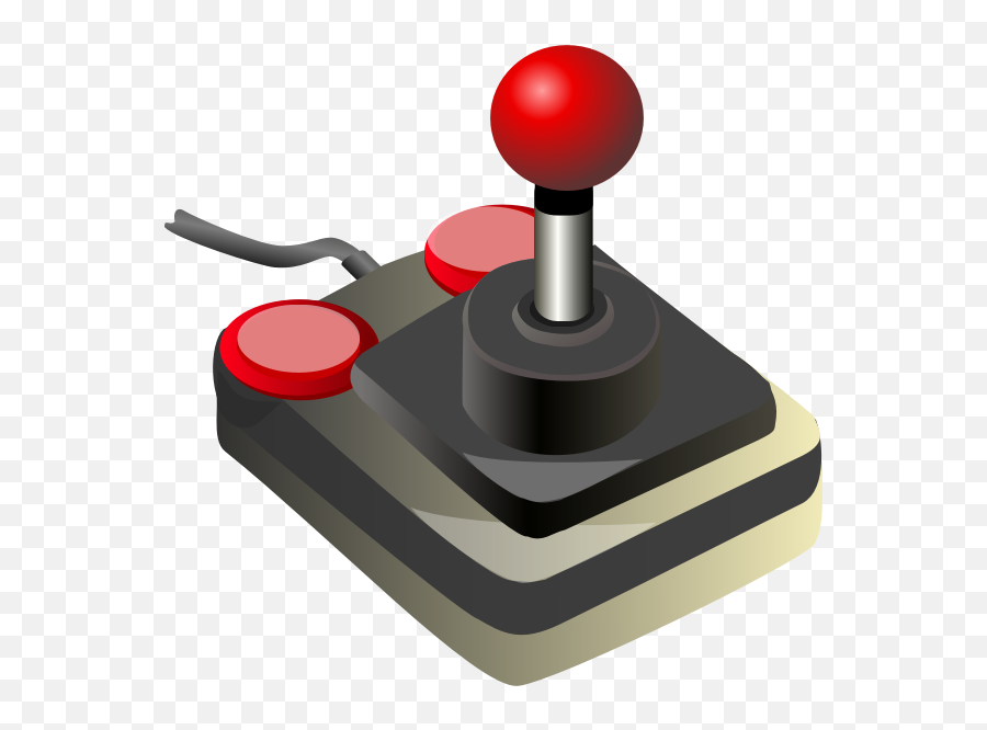 Color Video Game Joystick Vector Clip Art Free Svg - Joystick Icon Png,Video Games Png
