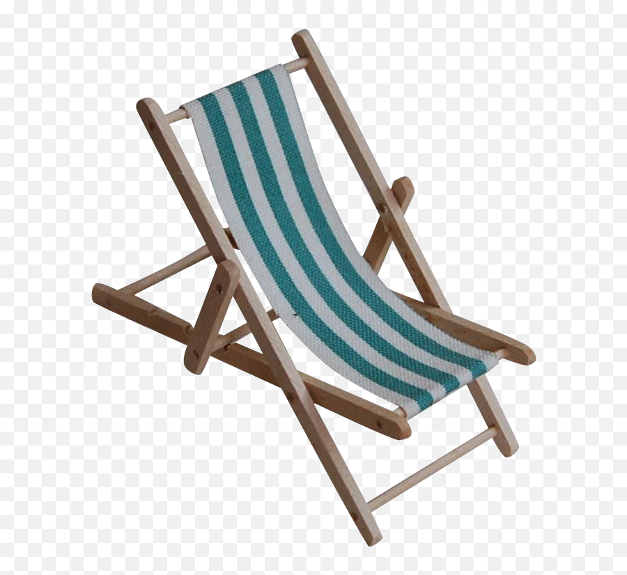 Tiny Dollhouse Slingback Beach Or Lawn Chair Clipart - Full Transparent Background Lawn Chair Transparent Png,Beach Chair Png