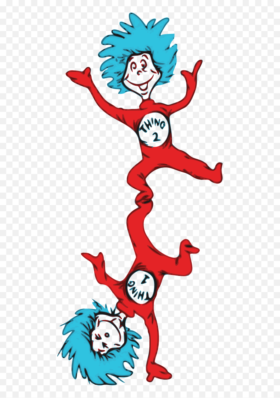 Dr Seuss Thing Cat In The Hat - Cat In The Hat Png,Dr Seuss Png