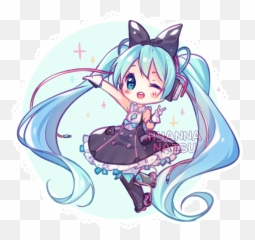 Download Miku Magical Mirai By Hyanna - Natsu Hatsune Miku Hatsune Miku Chibi Magical Mirai Png,Miku Png