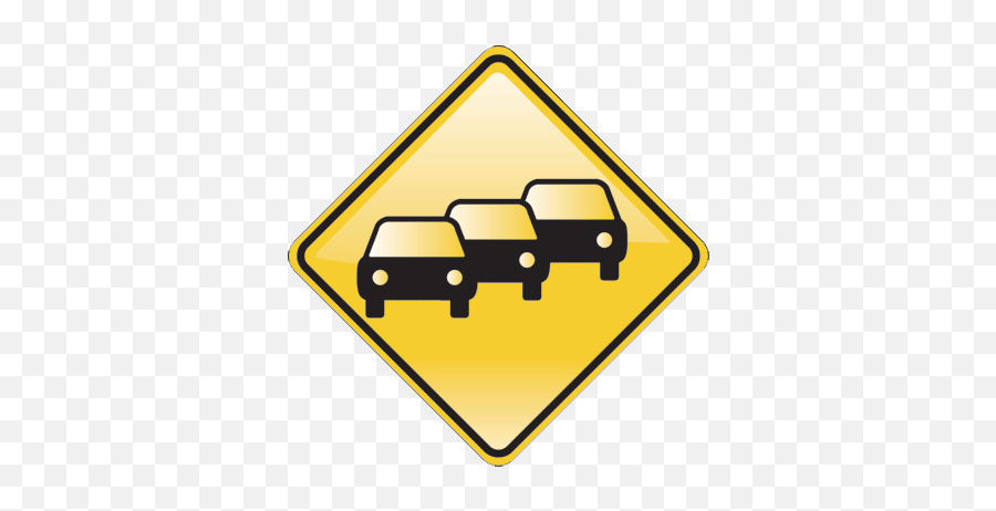 Traffic Logo Png Image - 3 Cars Road Sign,Traffic Png