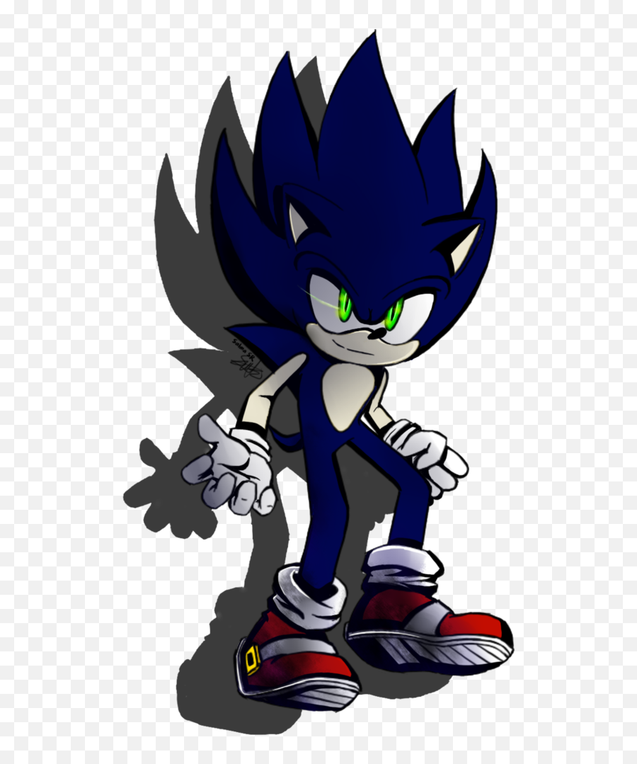 Dark Sonic Png - Sonic The Hedgehog Dibujo,Sonic The Hedgehog Png