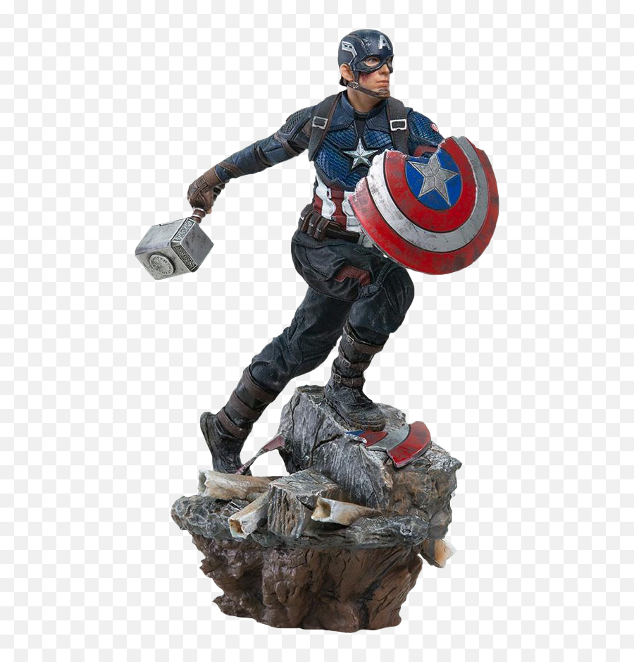 Avengers 4 Endgame - Captain America Deluxe 110th Scale Antioquia La Mas Educada Png,Captain America Transparent