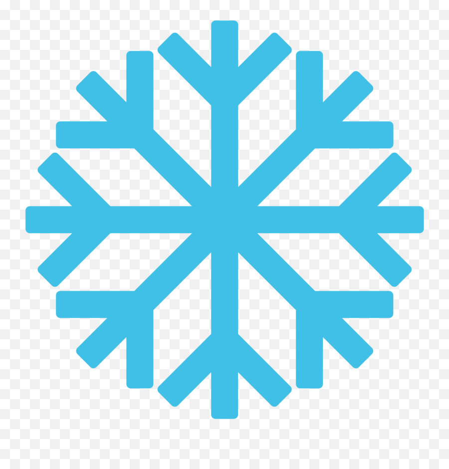 Emoji U2744 - Hot And Cold Png,Snowflake Emoji Png