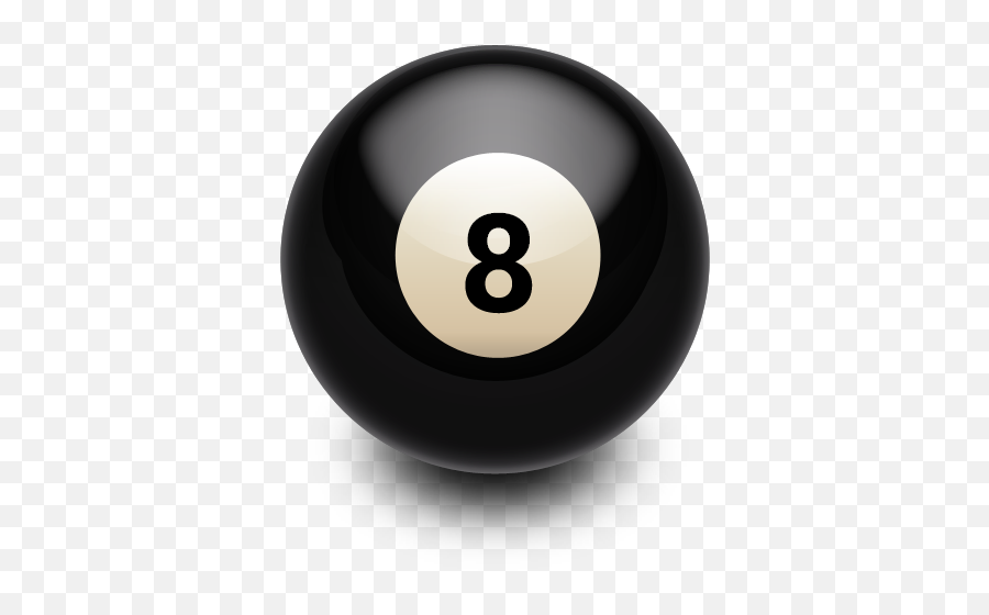 8 Ball Icon Myiconfinder - Billiard Ball Png,8 Ball Png