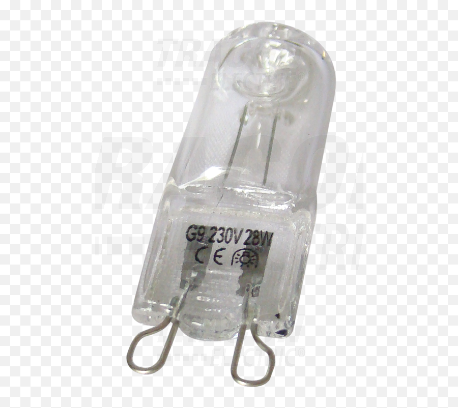 Halogen Lamp Transparent 230v 50hz C G9 28w 2700k - Fuse Png,Light Bulb Transparent