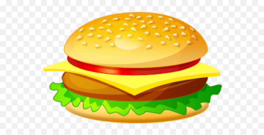 Healthy Food Clipart Burger - Burger Clip Art Png Burger Clip Art,Food Clipart Png