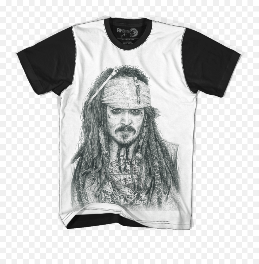 Captain Jack Sparrow Inked - Jack Sparrow T Shitt Full Captain Jack Sparrow Png,Jack Sparrow Png