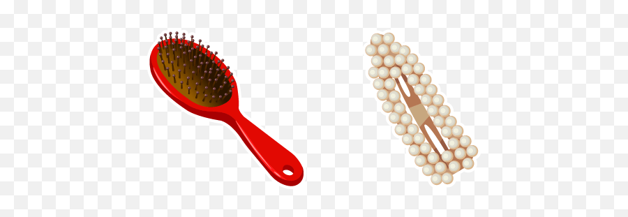 Hairbrush And Hair Clip Cursor U2013 Custom Browser Extension - Toothbrush Png,Hair Brush Png