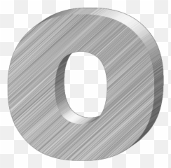 Presentation Alphabets Aluminum 3 - D Letter O 3 D Letter O Png,Letter O Png