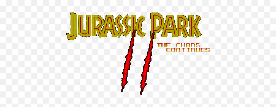 Snes Central Jurassic Park Ii The Chaos Continues - Jurassic Park 2 Snes Logo Png,Jurassic Park Logo Transparent