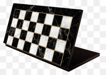 Wooden Chess Board Foldable Black Details - Chessboard png