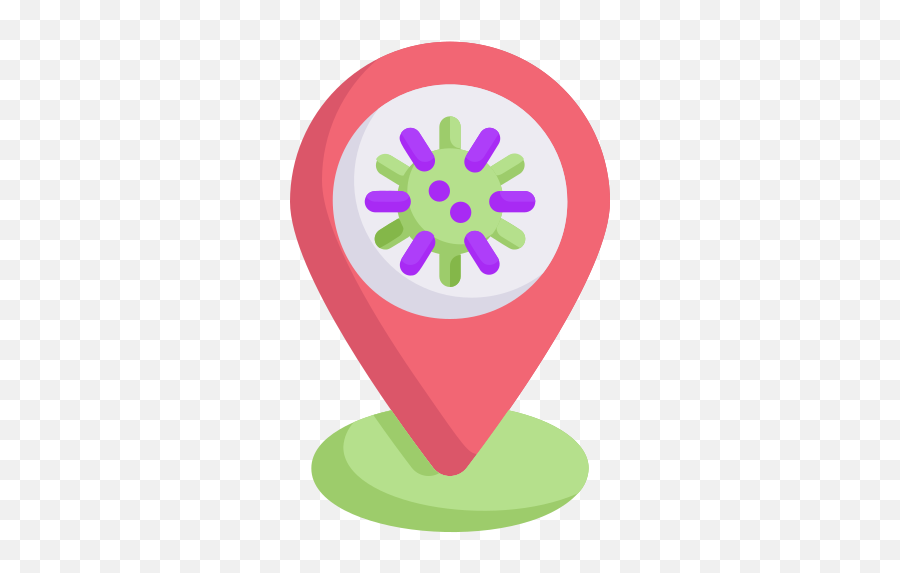 Place Pin Virus Location Map Marker - Map Marker With Icon Png,Map Marker Png
