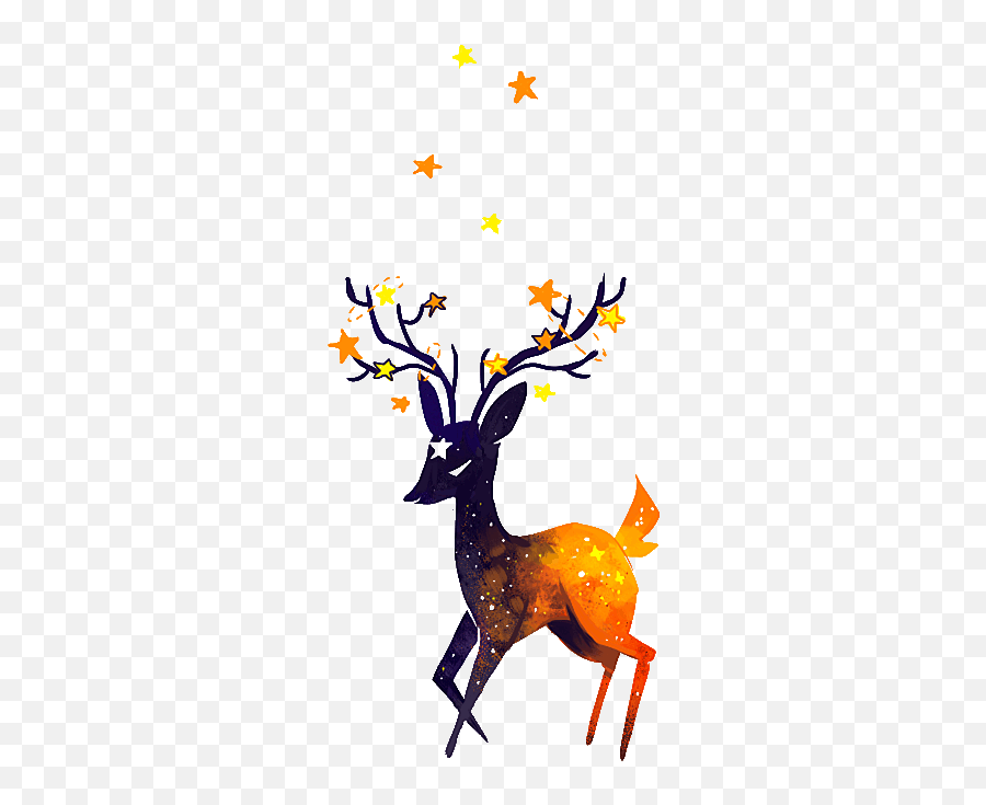 Doe Deer Drawing Tumblr Www Imgkid Com - Magic Deer Drawing Png,Deer Transparent