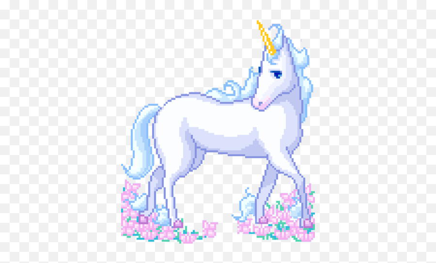 Unicorn In Cute - Unicorn Pegasus Pixel Art Png,Cute Unicorn Png