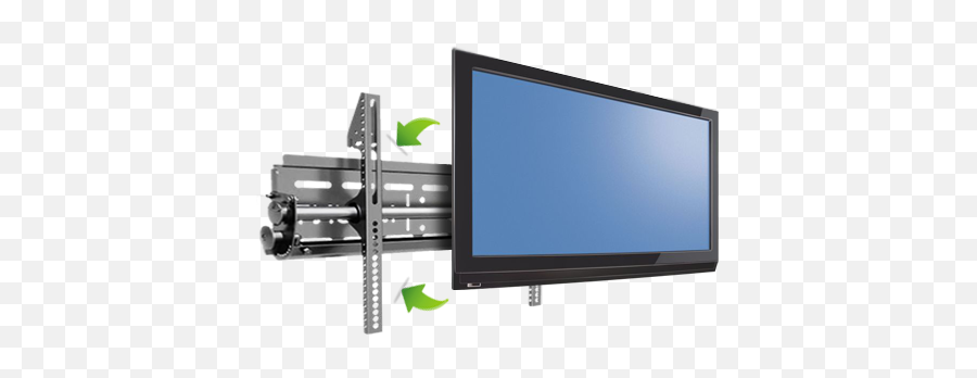 Best Tv Wall Mounts - Television Wall Mounting Png,Flat Screen Tv Png