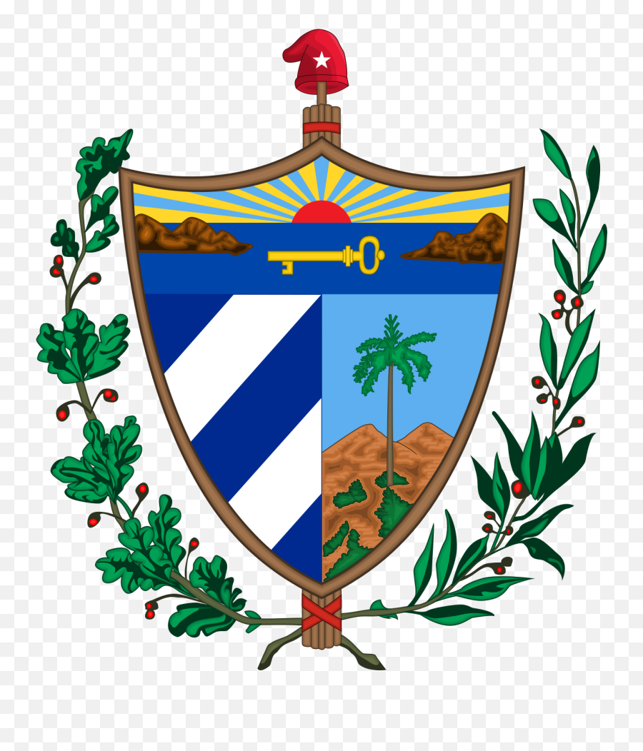 Coat Of Arms Cuba Png Cuban Flag