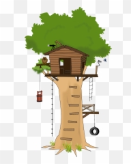 Tree House Format Ultra Background V - Tree House Cartoon Png,House Cartoon Png