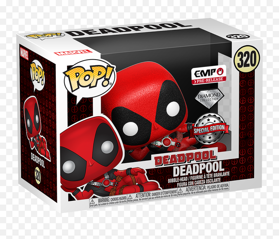 Deadpool - Deadpool Glitter Diamond Edition Vinyl Figure 320 Collectoru0027s Figure Standard Funko Pop Deadpool Diamond Png,Deadpool Transparent