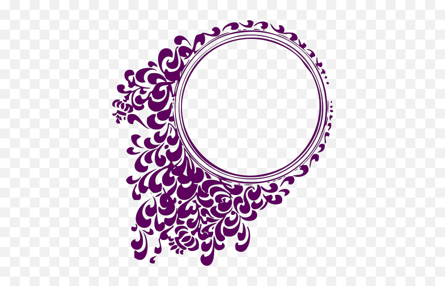 Purple Filigree Circle Svg Vector - Dot Png,Filigree Png