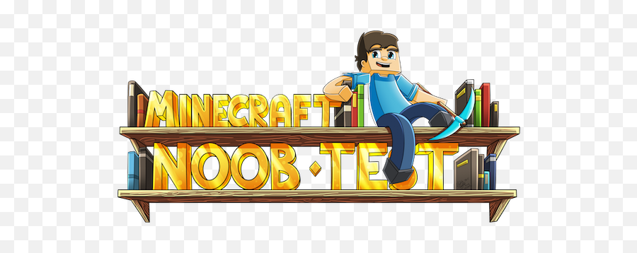 Minecraft Noob Test - Minecraft Noob Logo Png,Noob Png