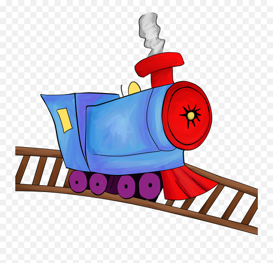 Free Train Tracks Clipart Download - Train On Track Clipart Png,Train Tracks Png