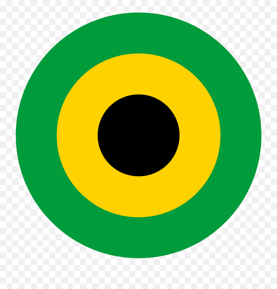 Fileroundel Of Jamaicasvg - Wikimedia Commons Jamaica Roundel Png,Jamaican Flag Png
