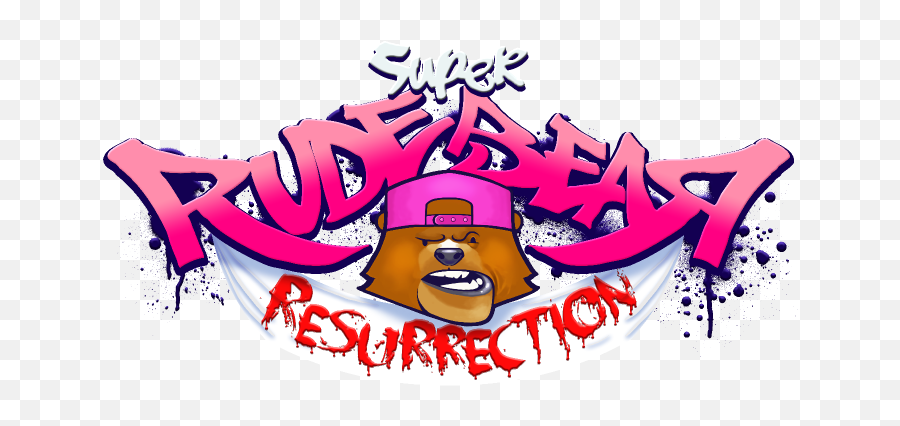 Super Rude Bear Resurrection Preview Png Meat Boy Logo