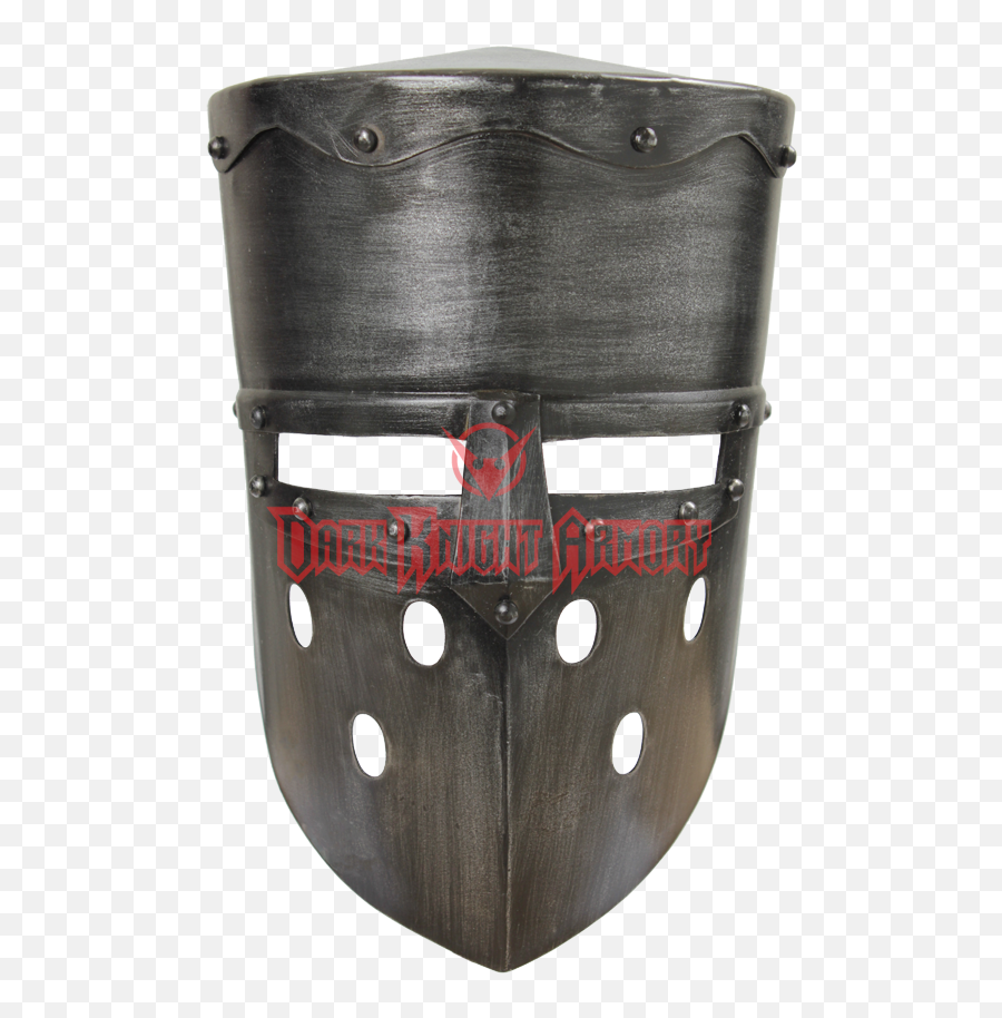 Dark Metal Finish - Crusader Helmet Transparent Png,Crusader Helmet Png