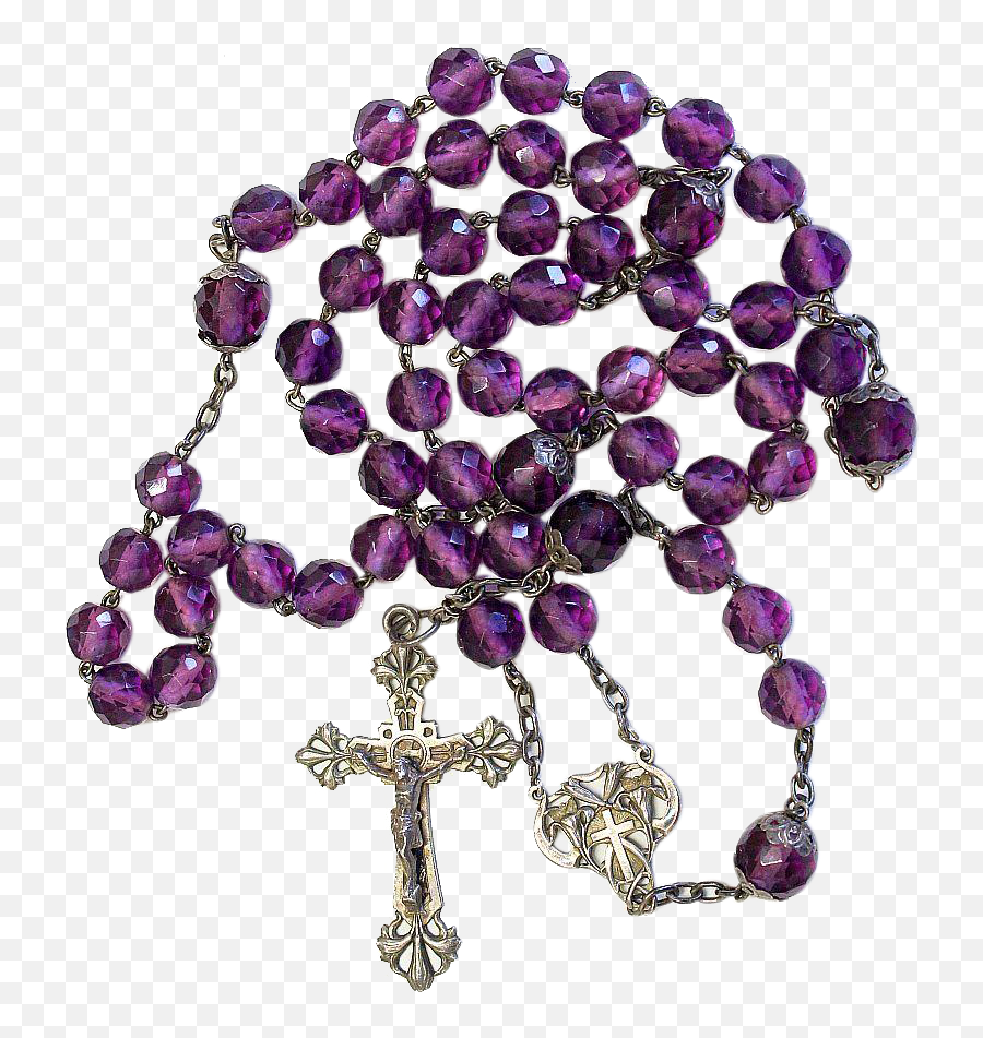 Rosary Catholic - Transparent Violet Rosary Png,Rosary Png
