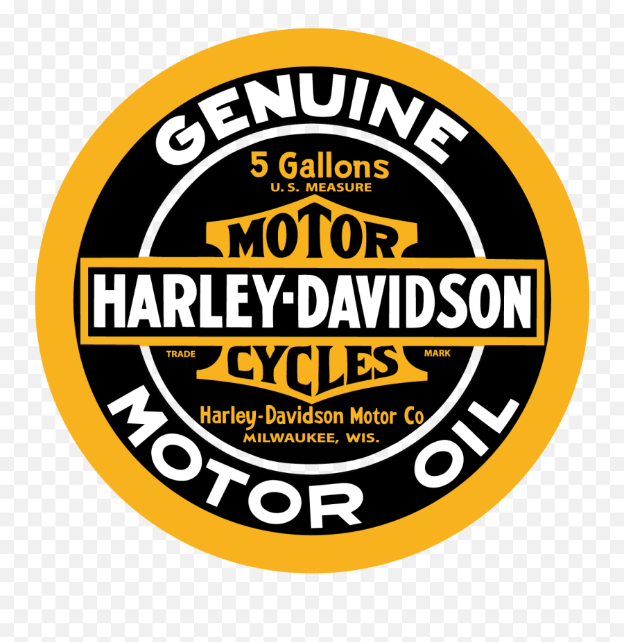 Harley Davidson Vector Logo Free Download Clip Art - Circle Png,Public Domain Logos