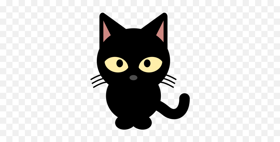 Black Cat Png Transparent - Black Cat Clipart Png,Cat Transparent