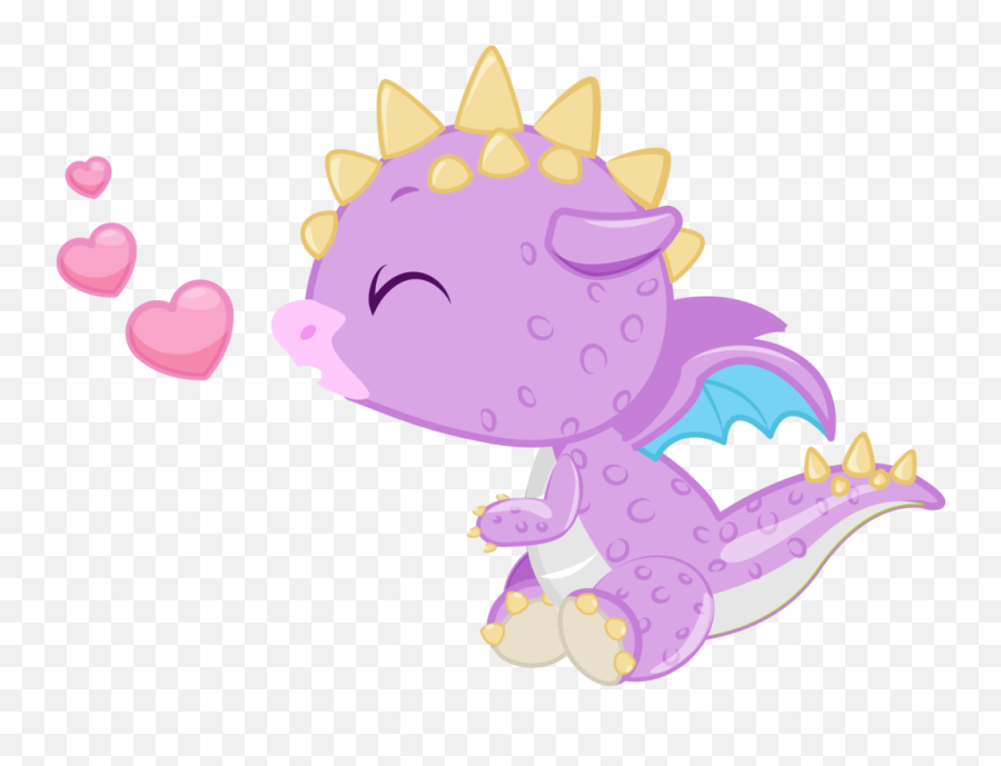 Dragon Kisses Cookie Cutter U2013 Sheyb - Cute Baby Pink Dragon Clipart Png,Cute Dragon Png