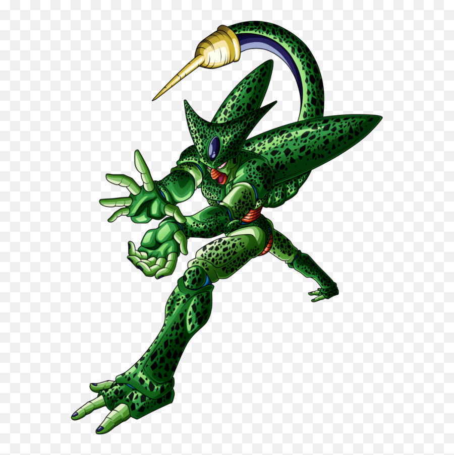 Dragon Ball Z Cell Kamehameha Clipart - Dragon Ball Cell First Form Png,Kamehameha Png